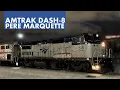 What happens when Amtrak needs a Back-up Locomotive Amtrak 518 on the Pere Marquette
