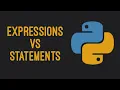 Expressions and Statements Python
