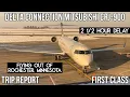 TRIP REPORT Delta Connection Mitsubishi CRJ-900 FIRST CLASS Rochester RST - Minneapolis MSP