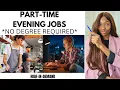 7 Flexible Part-Time Evening Jobs that Can fit into Any Lifestyle