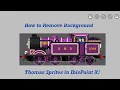 How To Remove Background Thomas Sprites In IbisPaint X Tutorial