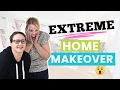 From CHAOS to CALM Watch This Insane Living Room Kitchen Makeover