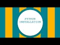Python 3 installation in Windows 10 Python for Beginners Telugu