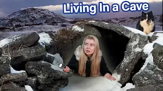 I Spent 24 Hours In a CAVE in Iceland *Warning: SCARY*