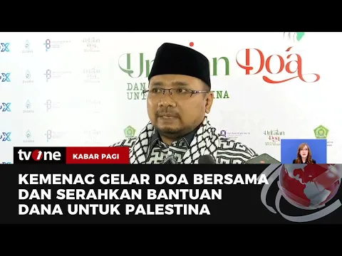 Kementerian Agama Berikan Bantuan Dana Rp44,8 M untuk Palestina