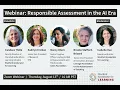 Webinar Responsible Assessment in the AI Era