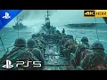 Download Lagu (PS5) D-DAY - Omaha Beach 1944  | Realistic ULTRA Graphics Gameplay [4K 60FPS HDR] Call of Duty