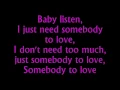 Download Lagu Somebody To Love Justin Bieber Lyrics