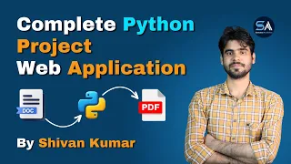 How to Convert Word Document file to PDF using Python Python Project Complete Tutorial