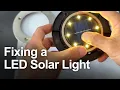 How to Fix a Solar LED Light by Changing the Battery