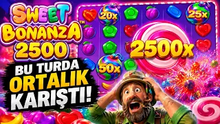 SLOT OYUNLARI | SWEET BONANZA 2500 | BU TURDA ORTALIK KARIŞTI !! #slot #slotoyunları
