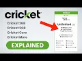 Cricket Wireless Cell Phone Plans Explained 2020