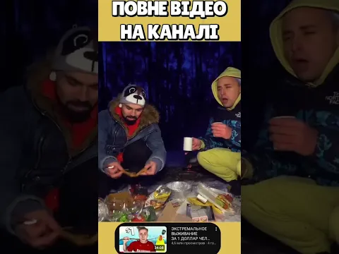 МИ ВИРІШИЛИ ВИЖИТИ В ЛІСІ СЕРЕД ЗИМИ!