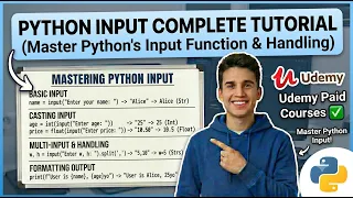 8 Python Input Function Tutorial User Input in Python for Beginners Udemy Paid Courses