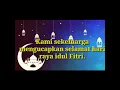 Download Lagu Ucapan Selamat Hari Raya Idul Fithri 2020  / Suara Takbiran By UJE