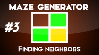 Creating a maze generator - Finding neighbors