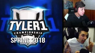 TYLER1 CHAMPIONSHIP SERIES 2018 | GROSS GORE ON TCS | LL STYLISH ZED OUTPLAY | LOL MOMENTS