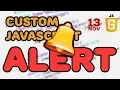 Creating Custom JavaScript Alert
