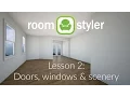 Roomstyler Lesson 2 Doors windows scenery