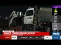Semi-Truck Crash Power Outage
