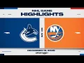 NHL Highlights | Canucks vs. Islanders - December 19, 2025