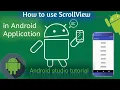 How to use ScrollView in Android Application for android studio 3 0 2 full tutorial 2018