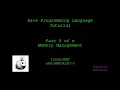 Hare Programming Tutorial 5 of n - Memory Management