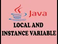 LOCAL AND INSTANCE VARIABLE AND THEIR SCOPE IN JAVA URDU HINDI