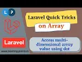 Arr dot - Flattens a multi-dimensional array into a single level array Array functions