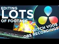 The Easiest Ways to Edit Hours of Gameplay Footage DaVinci Resolve Tutorial