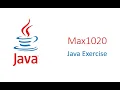 max1020 Java Exercise CodingBat com