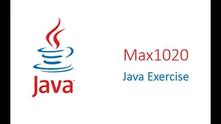 max1020 Java Exercise CodingBat com