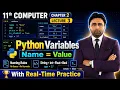 Variables in Python 11th Class Computer Science Chapter 2 Python Programming Qais Ali Khan