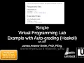 VPL auto-grade example with Haskell