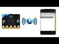 Connect the micro bit card to the smartphone via bluetooth