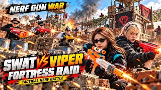 Nerf Gun War : Combatant SWAT Nerf Guns Fight The Rogue Viper Syndicate Fortress