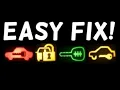 HOW TO FIX RESET IMMOBILIZER SYSTEM WARNING LIGHT STAYS ON OR FLASHING CAR WITH LOCK SYMBOL