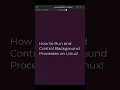 How to Run and Control Background Processes on Linux