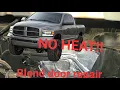 2002-2008 Dodge Ram no heat temporary Blend door repair easy fix