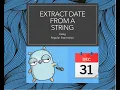 Extract Date From String Regular Expression Golang Tutorial