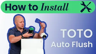TOTO Auto Flush Install - TOTO Aquia IV Top Button Flush