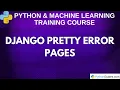 Django Pretty Error Pages Make Your 404 Pages Look Awesome