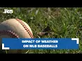 Impact of weather on MLB baseballs