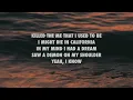 Die In California - Machine Gun Kelly ft Gunna, Young Thug & Landon Barker (lyrics)