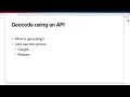 Demo Geocoding Using Python and APIs
