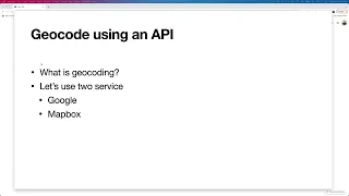 Demo Geocoding Using Python and APIs