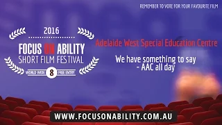 We have something to say - AAC all day film thumbnail