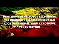 Lagu DEMI KUWE VERSI REGGE