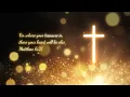 Lagu Golden Cross with Scripture - Christian Offering Background | 1 Hour Loop, 4K HD