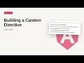 Angular - Web development basic Series Building a Custom Directive